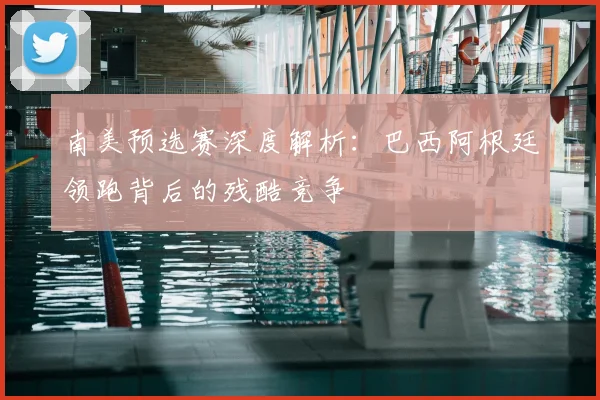 南美预选赛深度解析：巴西阿根廷领跑背后的残酷竞争