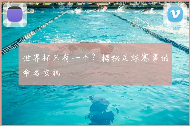 世界杯只有一个?揭秘足球赛事的命名玄机